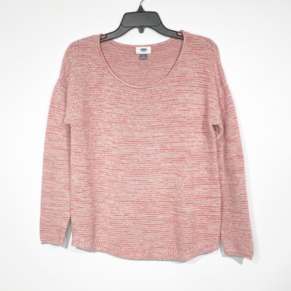 Old Navy Sweaters - Old Navy Pink Knit Pullover Sweater Size Large